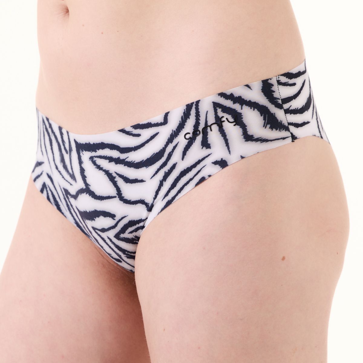 Black n White Zebra Seamless Cheeky